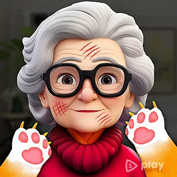 ВЗЛОМ Angry Gran Vs Cat: Prank Game v1.11 MOD