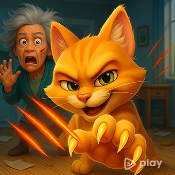 ВЗЛОМ Cat Mayhem: Gran’s Angry v0.1.9 MOD
