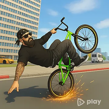 ВЗЛОМ Bike Wheelie: Parkour World v1.09 MOD
